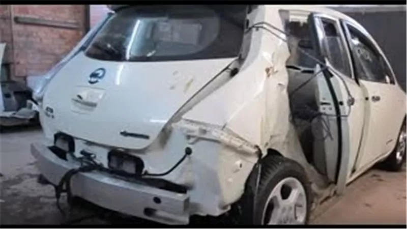 بالفيديو..إعادة هيكلة جسم سيارة «نيسان» في فترة قصيرة