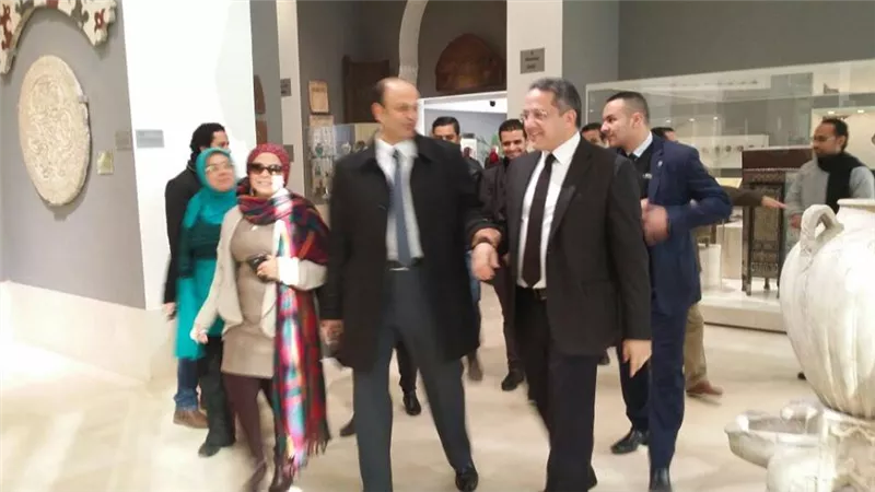 وزير الآثار يتفقد متحفي الفن الإسلامي والقومي للحضارة
