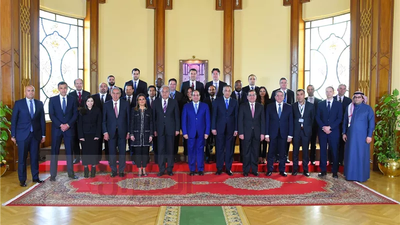 بالصور..«السيسي» يشارك بالمؤتمر الاستثماري لـ«هيرميس» 
