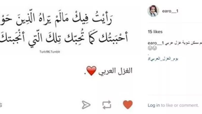 أكثر من 57 ألف تغريدة في هاشتاج يوم الغزل العربي
