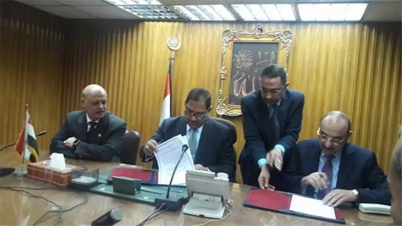 بالصور.. بروتوكول تعاون بين «التنمية الصناعية» و«الغربية» لتمويل وحدات الإسكان 