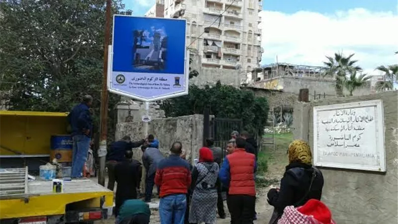 لأول مرة منذ 25 عاماً.. لافتات إرشادية بمناطق «آثار الإسكندرية»