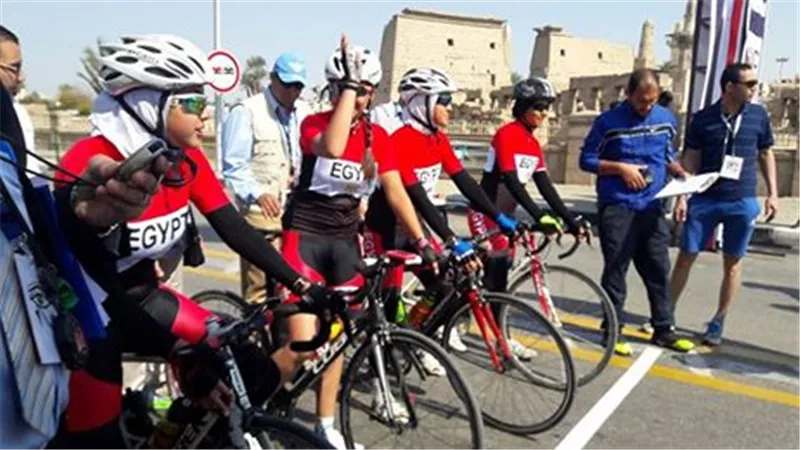 انطلاق البطولة الإفريقية للدراجات بالأقصر