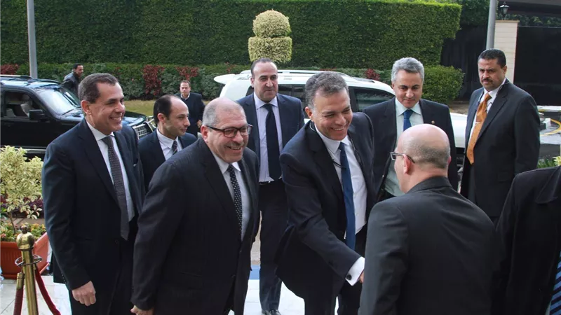 بالصور| وصول «هشام عرفات » وزارة النقل