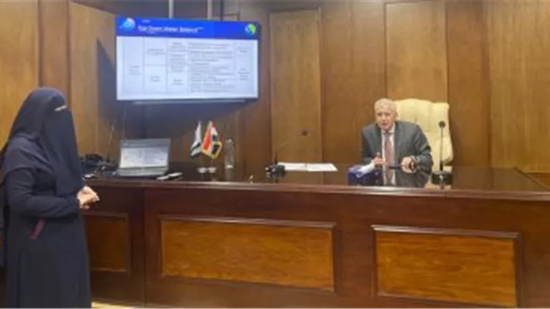 رئيس شركة مياه القليوبية يتابع خطة تقليل الفاقد