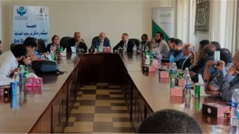 هيئة التنمية الصناعية تبحث حل مشكلات المصانع المتعثرة بمحافظتى بنى سويف والمنيا