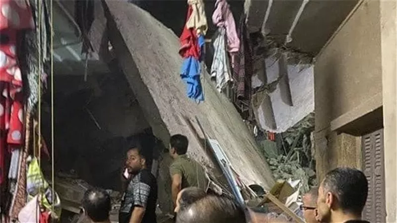 وزيرة التضامن الاجتماعي تتابع حادث انهيار عقار حدائق القبة