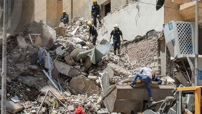 انهيار عقار بحدائق القبة.. التفاصيل الكاملة