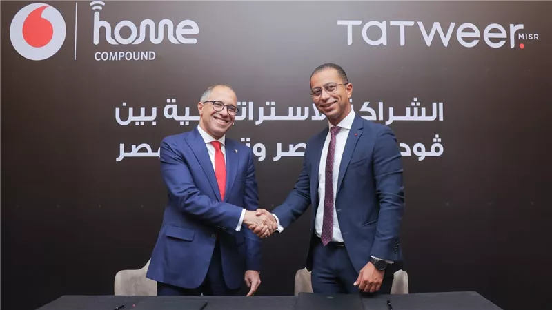 «ڤودافون مصر» توقع  شراكة مع «تطوير مصر» لتقديم خدمات Triple Play 