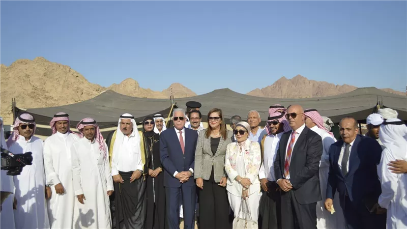 الاتحاد المصري لتمويل المشروعات يدشن مشروع تنمية وتطوير قرية منحر الناقة