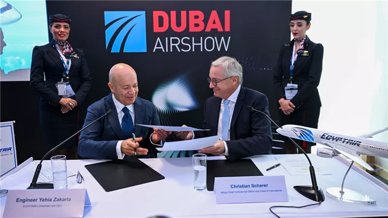 مصر للطيران توقع صفقة لشراء 10 طائرات من طراز A350-900