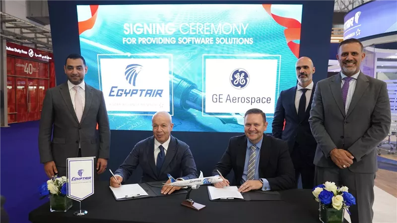 مصر للطيران توقيع بروتوكول تعاون مع شركة GE Aerospace البرمجية