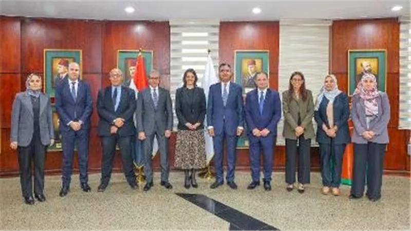رئيس البريد المصري يستقبل المدير العام لشركة IBM العالمية 