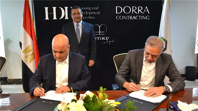  التعمير والإسكان للاستثمار  HDP   توقع عقد مقاولات مع الشركة الهندسية للإنشاء والتعمير CRC-DORRA