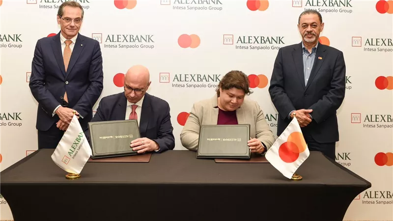 شراكة بين ماستركارد وبنك الإسكندرية لتطوير الخدمات المالية 