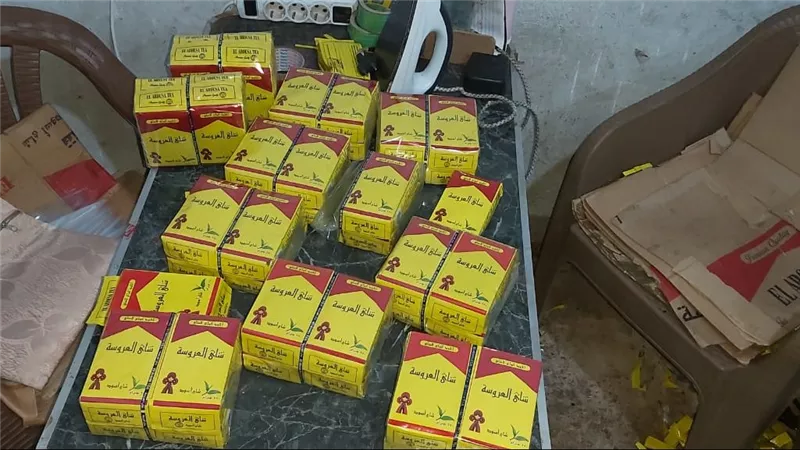  «جهاز حماية المستهلك»يضبط مصنع  غير مُرخص  يقوم بتصنيع وإعادة تعبئة مُنتج (الشاي ) 