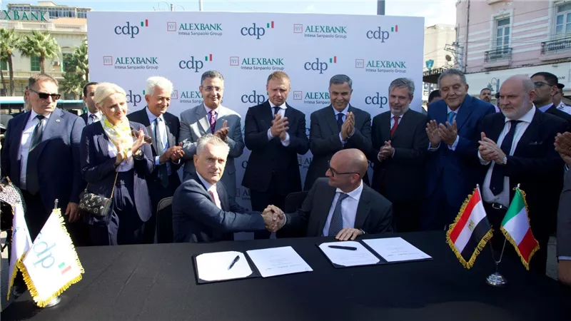 بنك الإسكندريةيوقع تعاون مع صندوق الودائع والقروض الإيطالي (CDP) لدعم التنمية الريفية