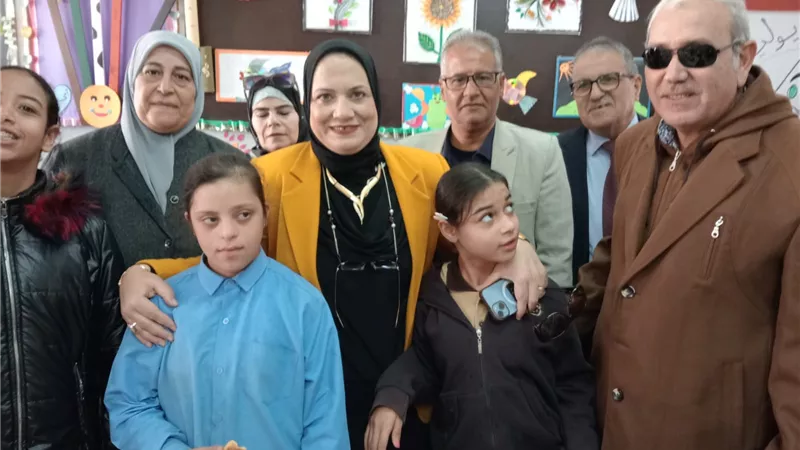 مديرة تعليم مطروح تشارك طلاب المدرسة الفكرية احتفالية اليوم العالمي لذوي الهمم