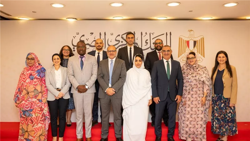 البنك المركزي يستضيف وفدًا من نظيره الموريتاني لتبادل الخبرات 