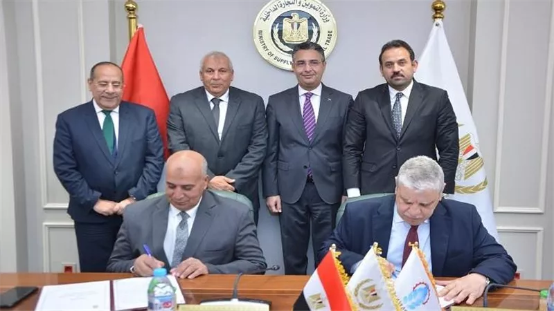 وزير التموين يشهد بروتوكول تعاون بين 