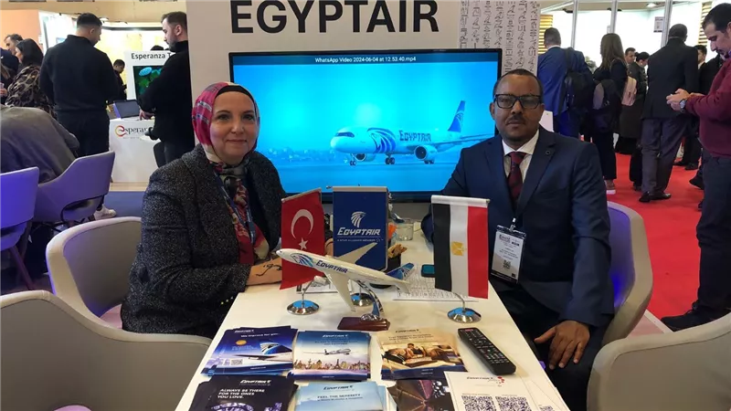 مشاركة مصر للطيران_ في معرض 2025 EMITT بإسطنبول