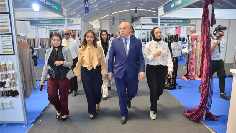  «سفير مصر بالمغرب» يزور المعرض الدولي للنسيج والموضة بالدار البيضاء بمشاركة شركات مصرية