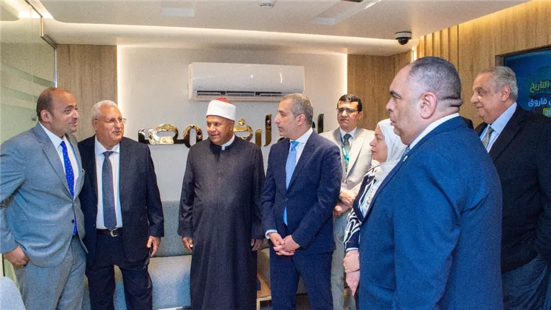 البنك الزراعي المصري يعيد افتتاح فرعه الاسلامي بالمهندسين بعد تطويره