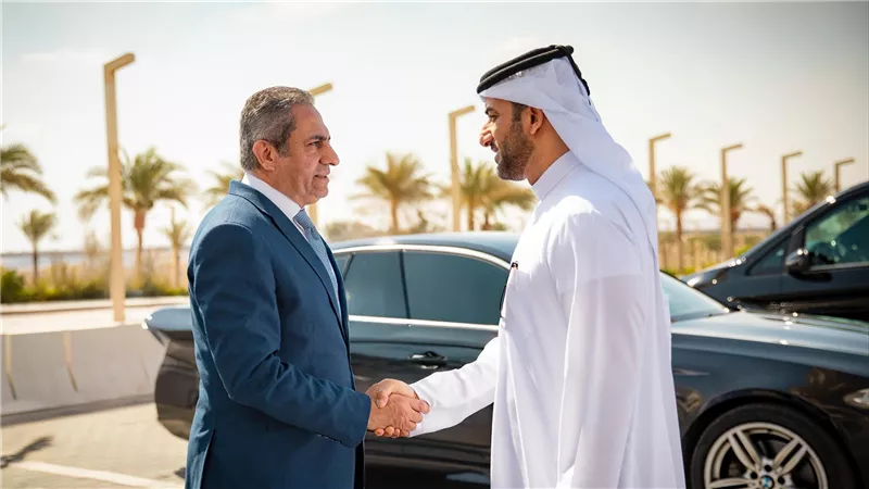العاصمة الإدارية تستقبل نائب حاكم الشارقة في زيارة رسمية