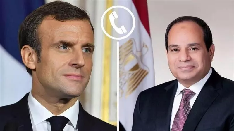 السيسي وماكرون يبحثان هاتفيًا مستجدات الأوضاع الإقليمية والتحضيرات لمؤتمر “حل الدولتين”