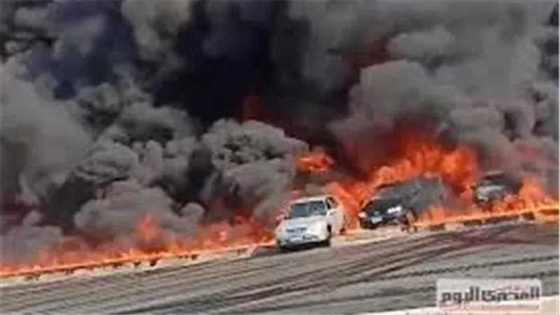 مصرع شخصين وإصابة 5 آخرين في انفجار خط غاز بالإسماعيلية
