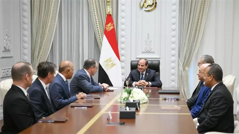 السيسي يستقبل الرئيس التنفيذي لشركة أباتشي العالمية ويؤكد دعم الدولة لتوسيع استثمارتها