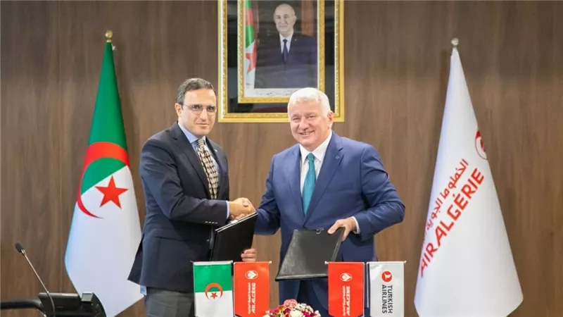 الخطوط الجوية التركية والجزائرية توسعان شراكتهما الاستراتيجية وتحديث اتفاقية الرمز المشترك