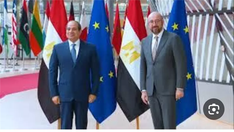 السيسي يلتقي ملك بلجيكا في بروكسل لبحث تعزيز العلاقات الثنائية 