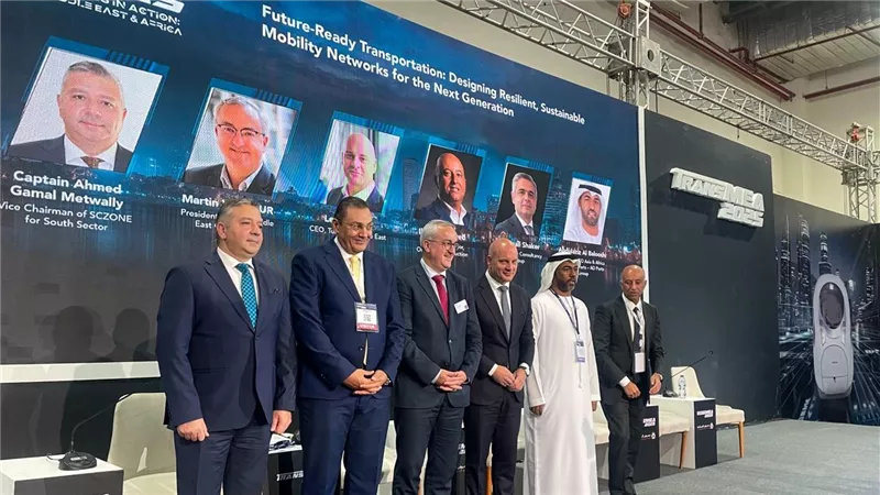 المنطقة الاقتصادية لقناة السويس تشارك في جلسة النقل المستقبلي بمعرض TransMEA 2025