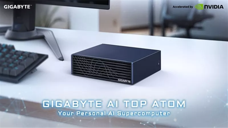 جيجابايت تُطلق حاسوبها الفائق للذكاء الاصطناعي “AI TOP ATOM” رسميًا في الأسواق