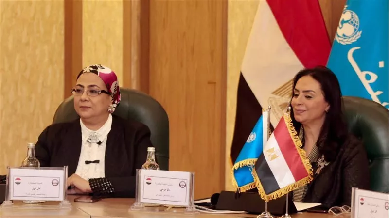 وزيرة التضامن الاجتماعي تشهد افتتاح 