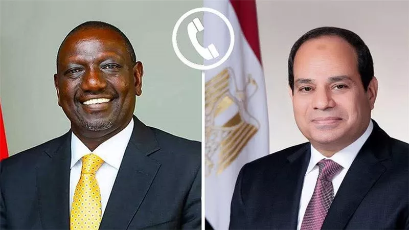 السيسي وروتو يؤكدان تعزيز العلاقات المصرية الكينية وتكثيف التنسيق بشأن السودان والقرن الأفريقي