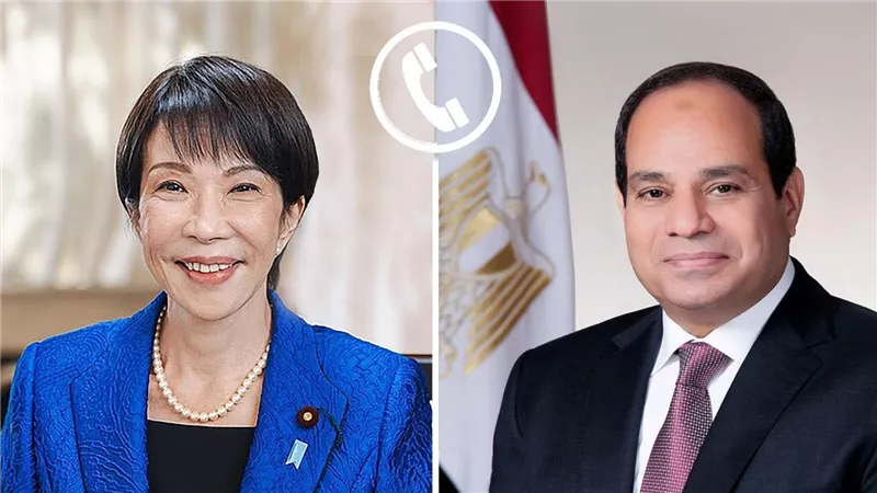 السيسي ورئيسة وزراء اليابان يؤكدان تعزيز الشراكة الاستراتيجية والتنسيق بشأن قضايا المنطقة