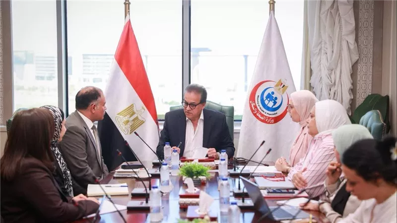 وزير الصحة يبحث تعزيز التعاون مع مركز السياسات الاقتصادية بالمعهد القومي للتخطيط