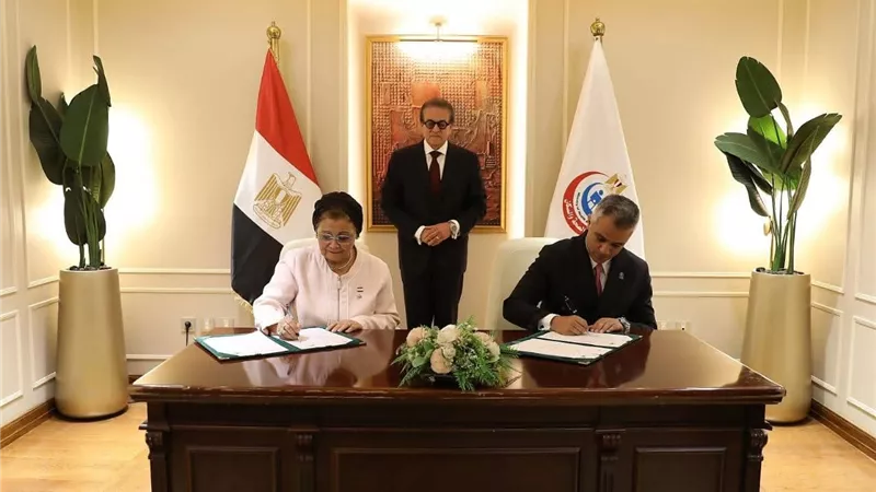 وزير الصحة يشهد توقيع بروتوكول تعاون بين المجلس القومي للسكان ومؤسسة شباب القادة (YLF) لدعم القضايا السكانية