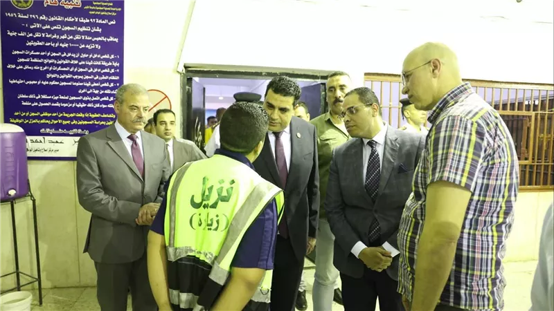 النيابة العامة تُجري تفتيشًا دوريًا على مركز إصلاح وتأهيل الوادي الجديد