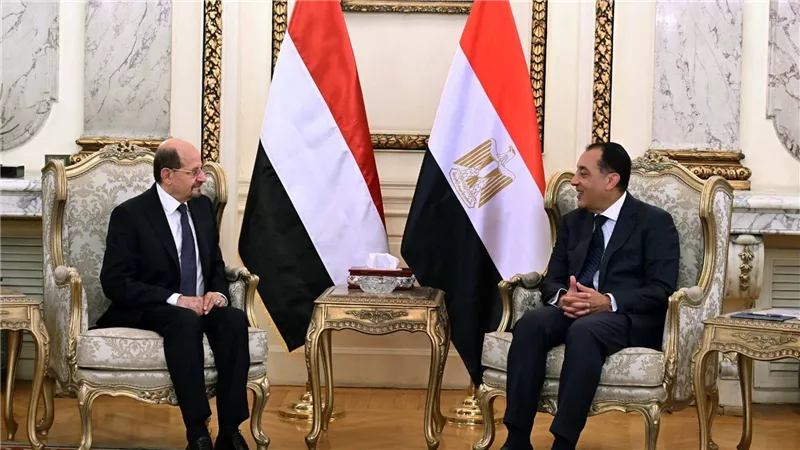 مدبولي يؤكد دعم مصر لوحدة اليمن وتعزيز التعاون المشترك