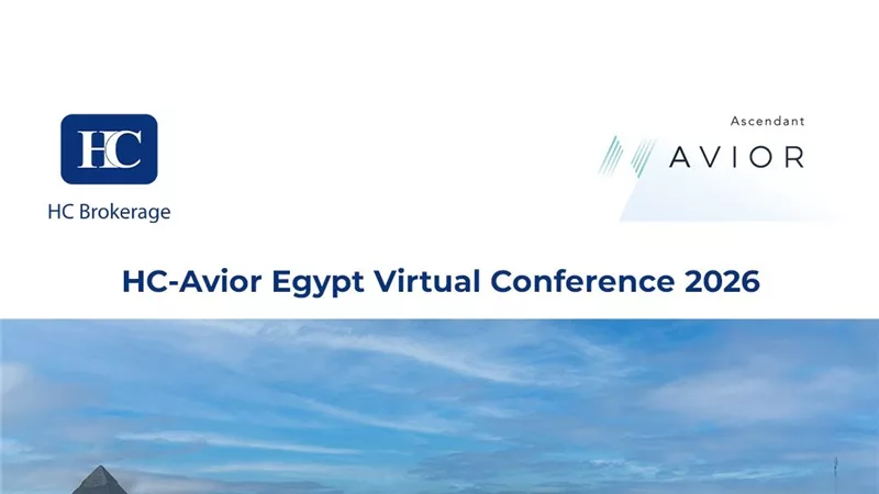 إتش سي و Avior Capital Markets تنظمان المؤتمر الافتراضي السادس لاستعراض فرص الاستثمار في البورصة المصرية