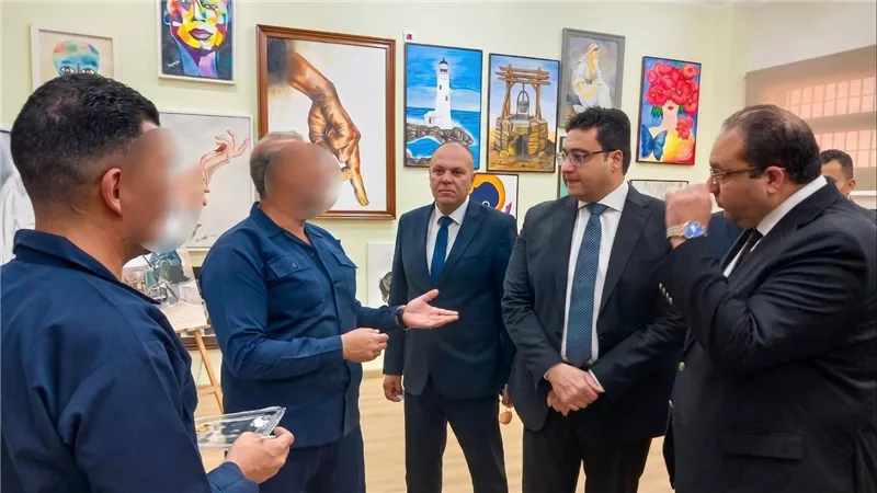 النيابة العامة تُجري تفتيشًا لمركز إصلاح وتأهيل العاشر من رمضان (١، ٣، ٤)