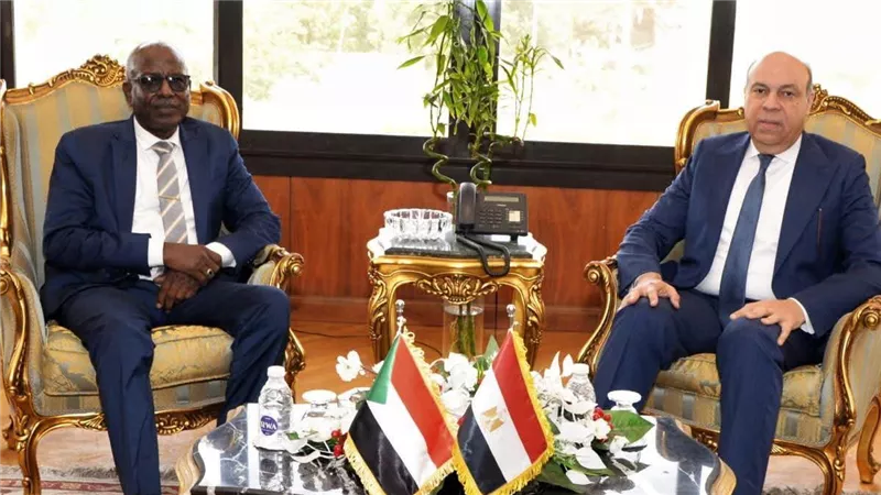 وزير الطيران يبحث مع نظيره السوداني تعزيز التعاون الجوي