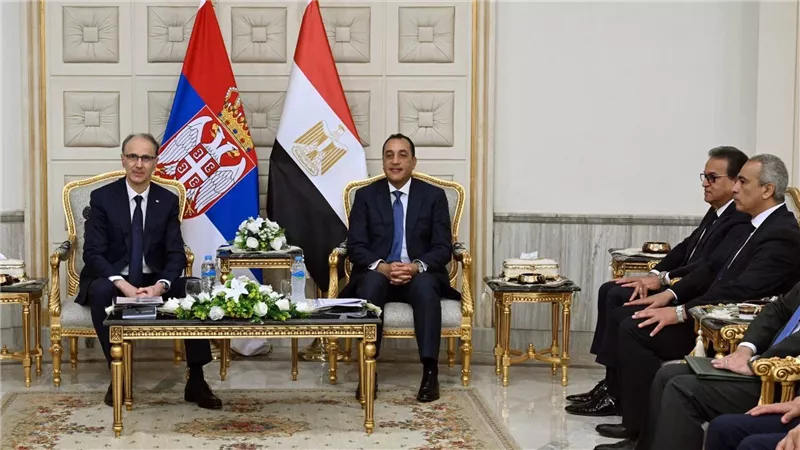مدبولي يبحث مع نظيره الصربي تعزيز التعاون الاقتصادي والتجاري بين البلدين