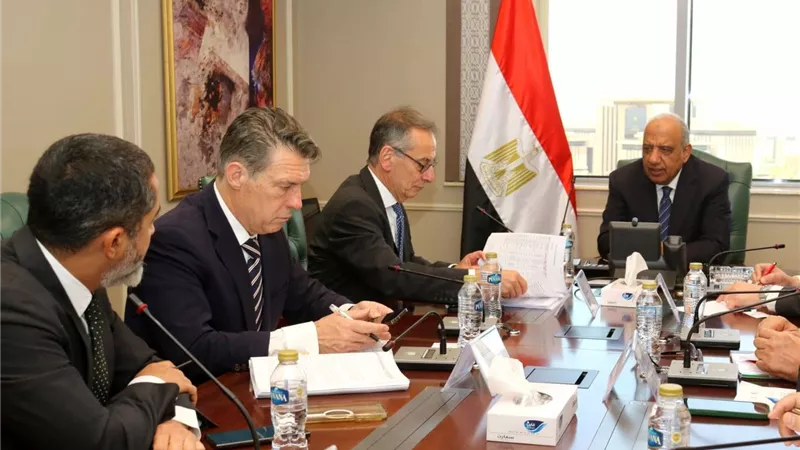 وزير الكهرباء يبحث مع البنك الأوروبي لإعادة الإعمار تعزيز التعاون ودعم الشبكة الموحدة