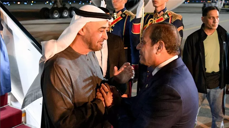 الرئيس السيسي يستقبل الشيخ محمد بن زايد في زيارة أخوية رسمية