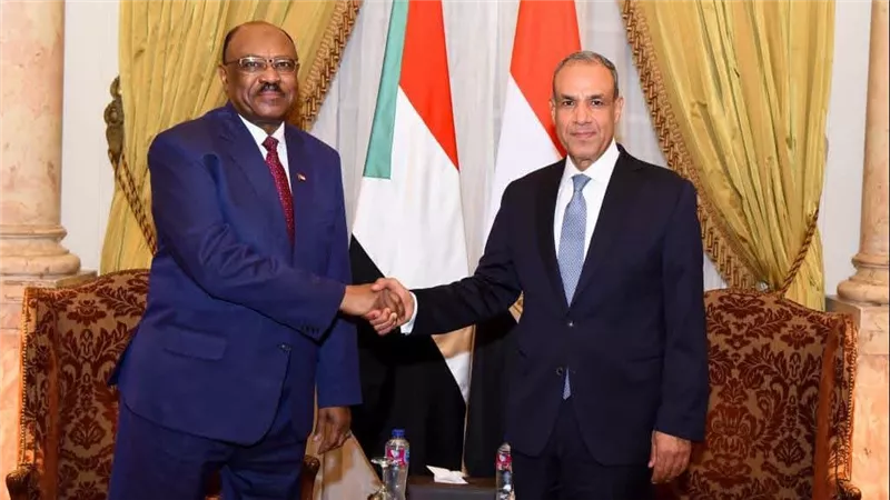 وزير الخارجية يلتقي نظيره السوداني لبحث سبل تعزيز العلاقات الثنائية وتطورات الأوضاع في السودان