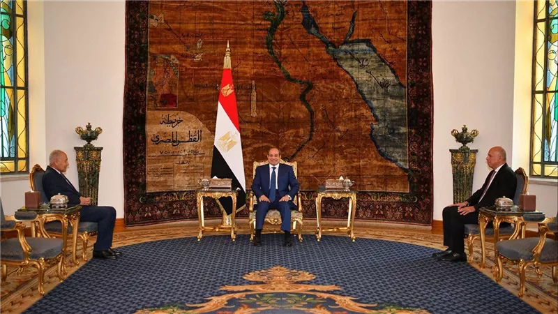 السيسي يستقبل أبو الغيط ويؤكد دعم مصر المستمر للعمل العربي المشترك